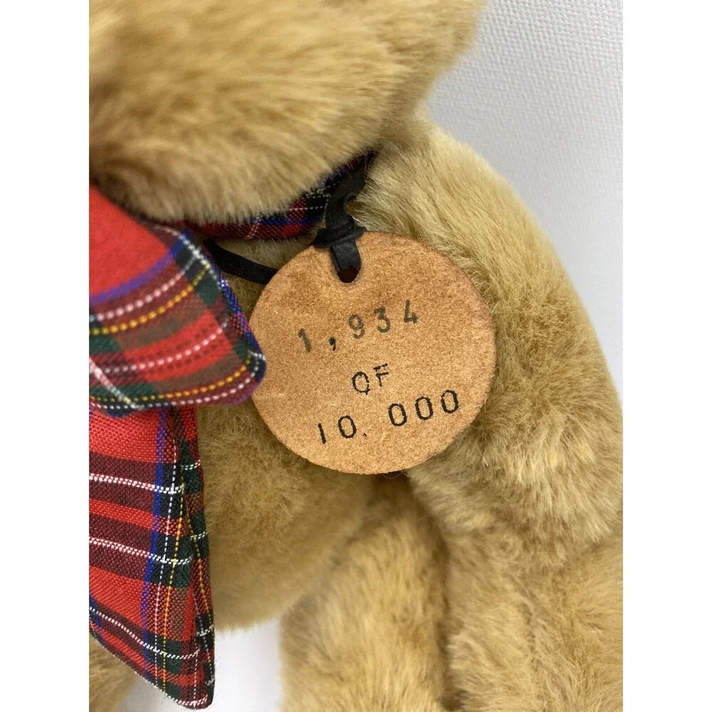 Vintage 1997 Alexander Plush Jointed Teddy Bear with Original Box 1934 of 10,000